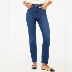 J.Crew Stovepipe Women’s Jeans 27T Dark Blue High Rise Stretch Denim